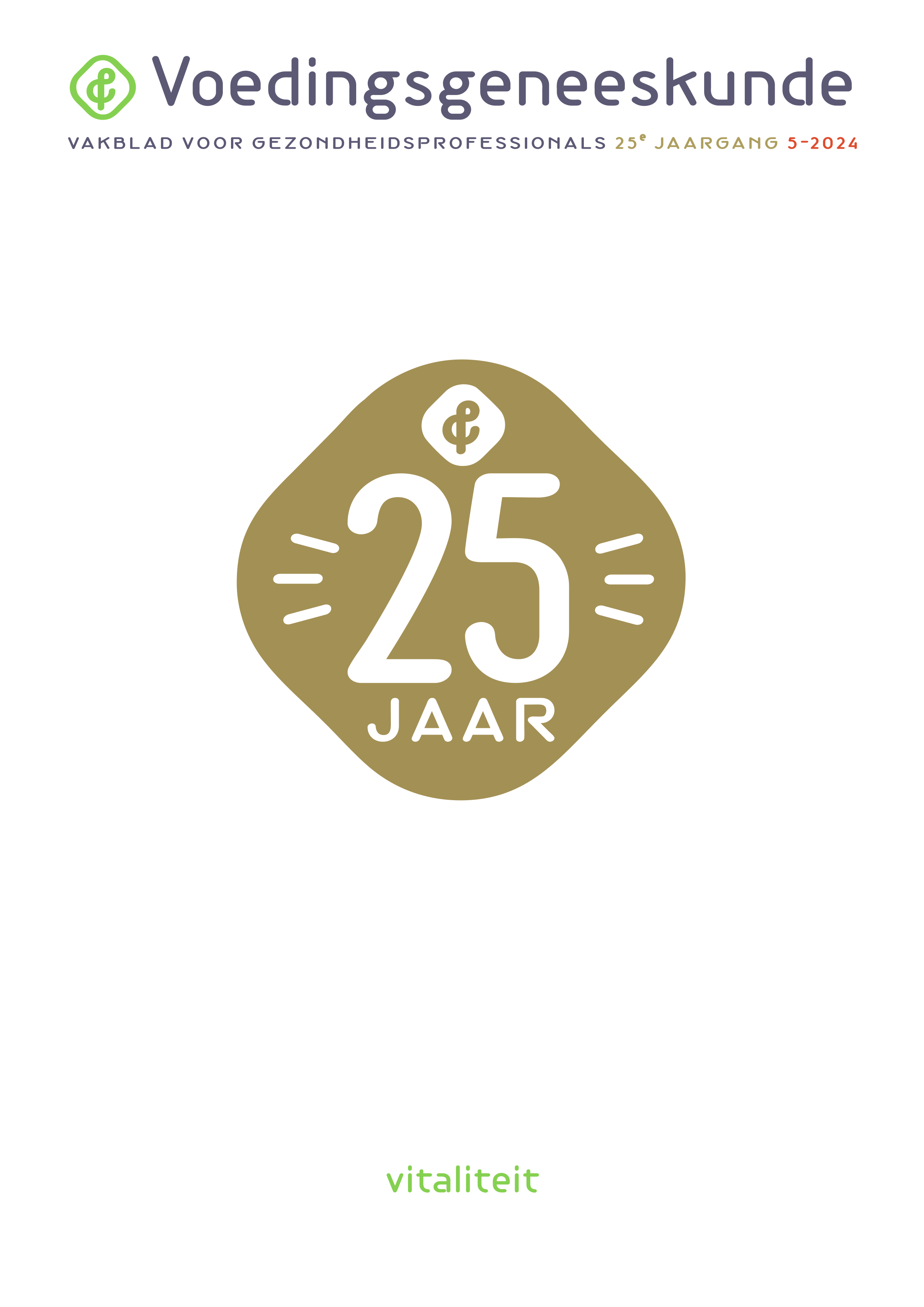 Voedingsgeneeskunde, jaargang 25 (2024), nummer 5